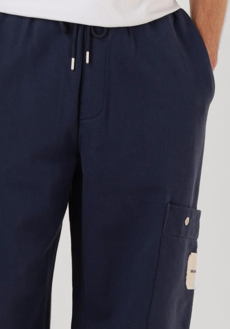 donkerblauwe bram's fruit cargobroeken side pocket trousers