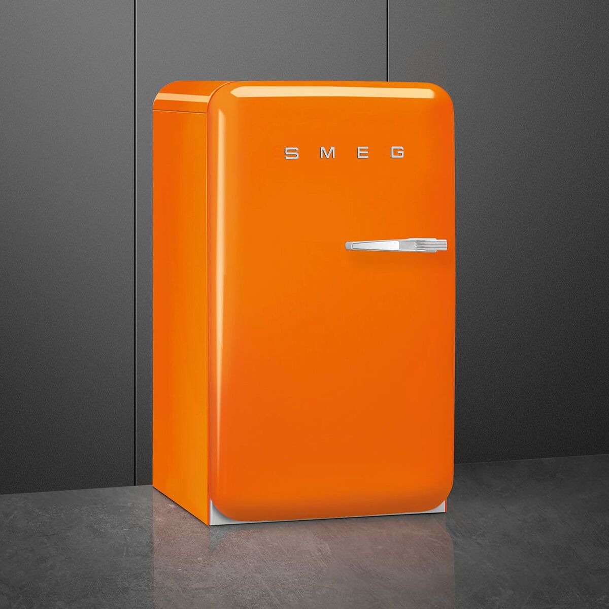 FAB10LBL6 kjøleskap med fryserom, oransje