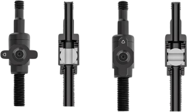 BIG BORE LITE TUBELESS VALVES  schwarz  65mm, Felgenhöhe bis 25mm
