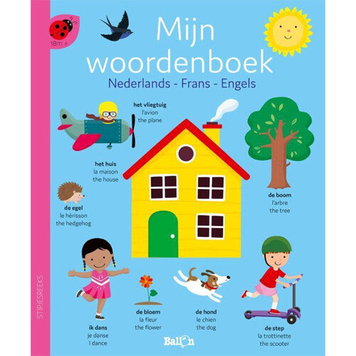 Uitgeverij ballon mijn woordenboek nederlands, frans en engels