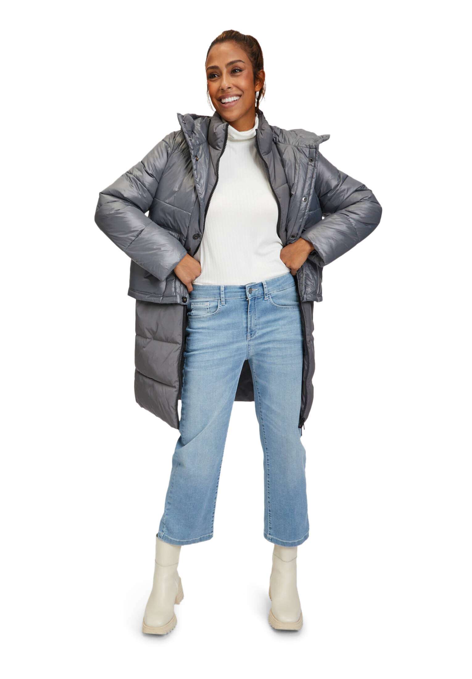 Cartoon| Damen Outdoorjacke mit Kapuze
