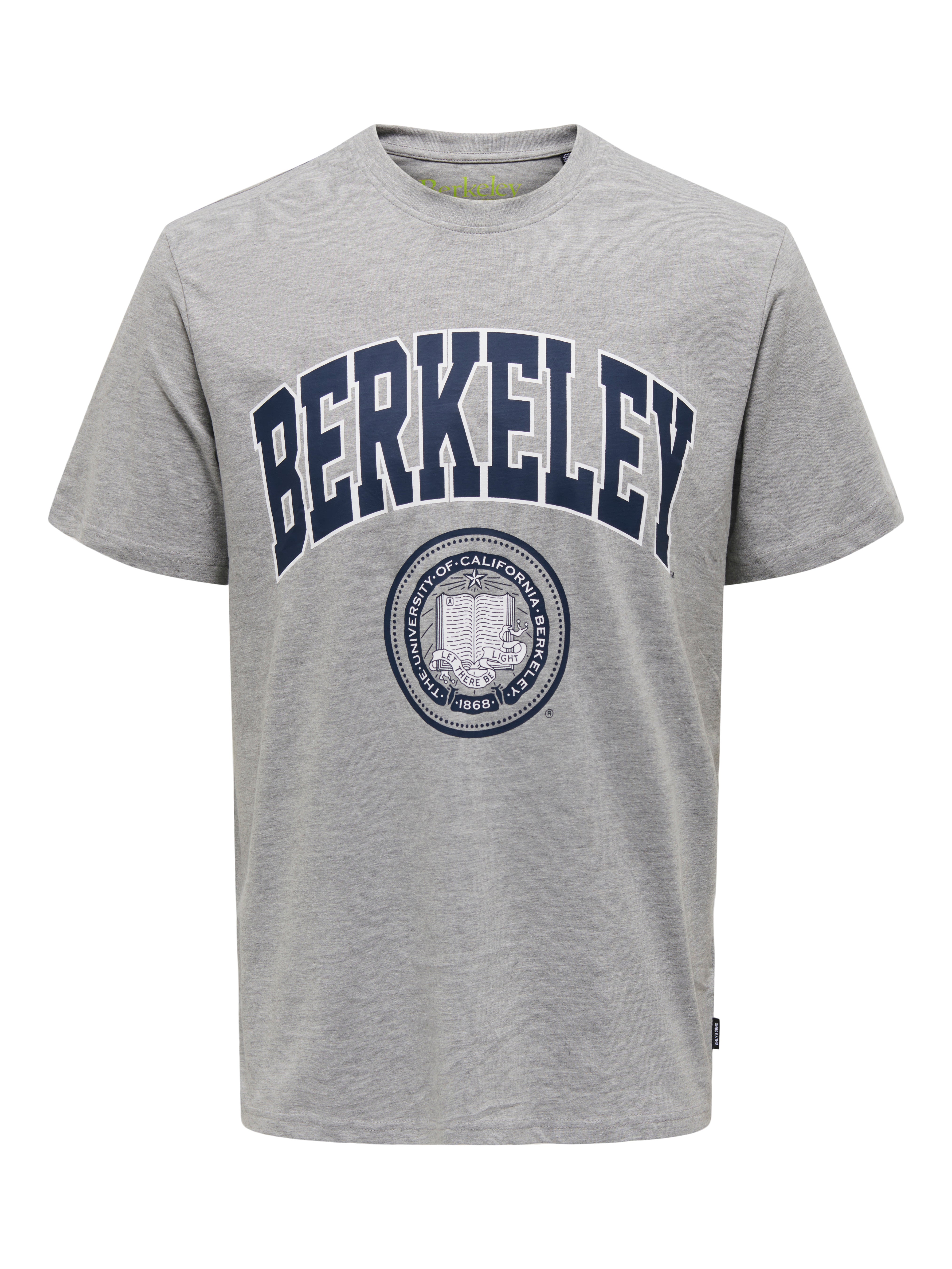 ONSBERKELEY T-shirt Light Grey Melange