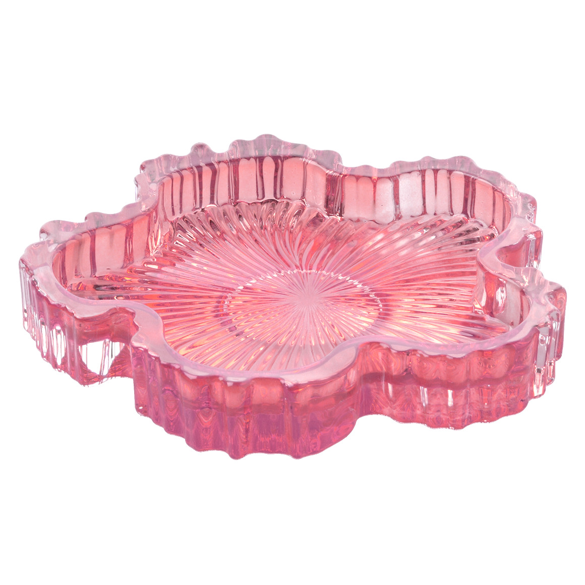 My Home Kerzenhalter in Blumen-Form pink
