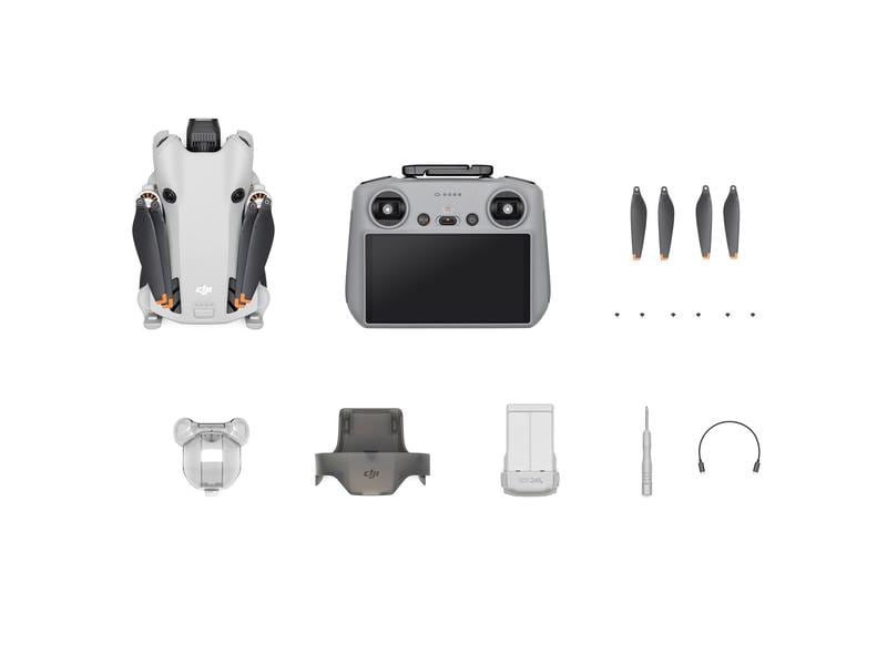 DJI Multikopter Mini 4 Pro RC 2 RTF (C0 | CE) Kompakte Drohne mit 4k Kamera, Kollisionssensoren und 249g Abfluggewicht