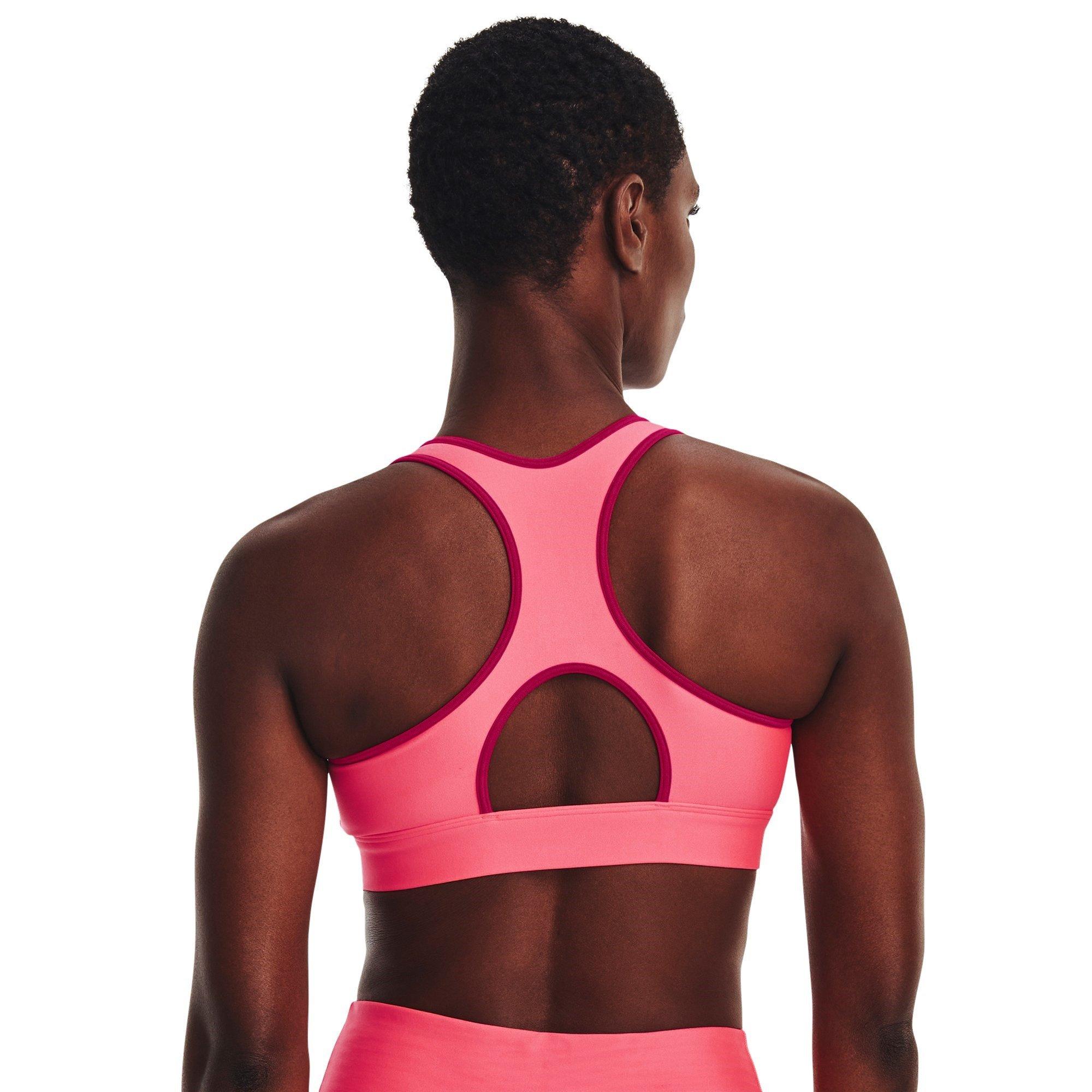 Under Armour UA HeatGear Armour Mid Padless Sports Bra Womens