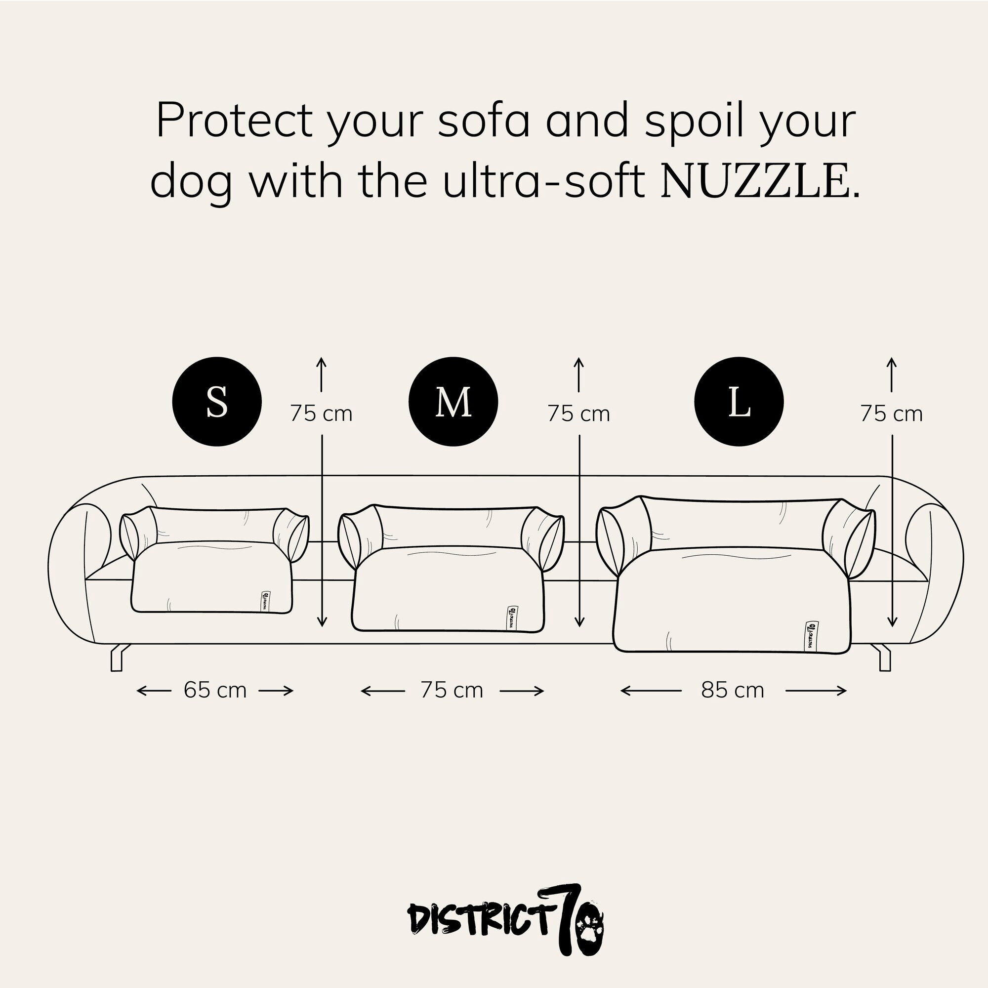 District 70 Nuzzle Sofa Bed