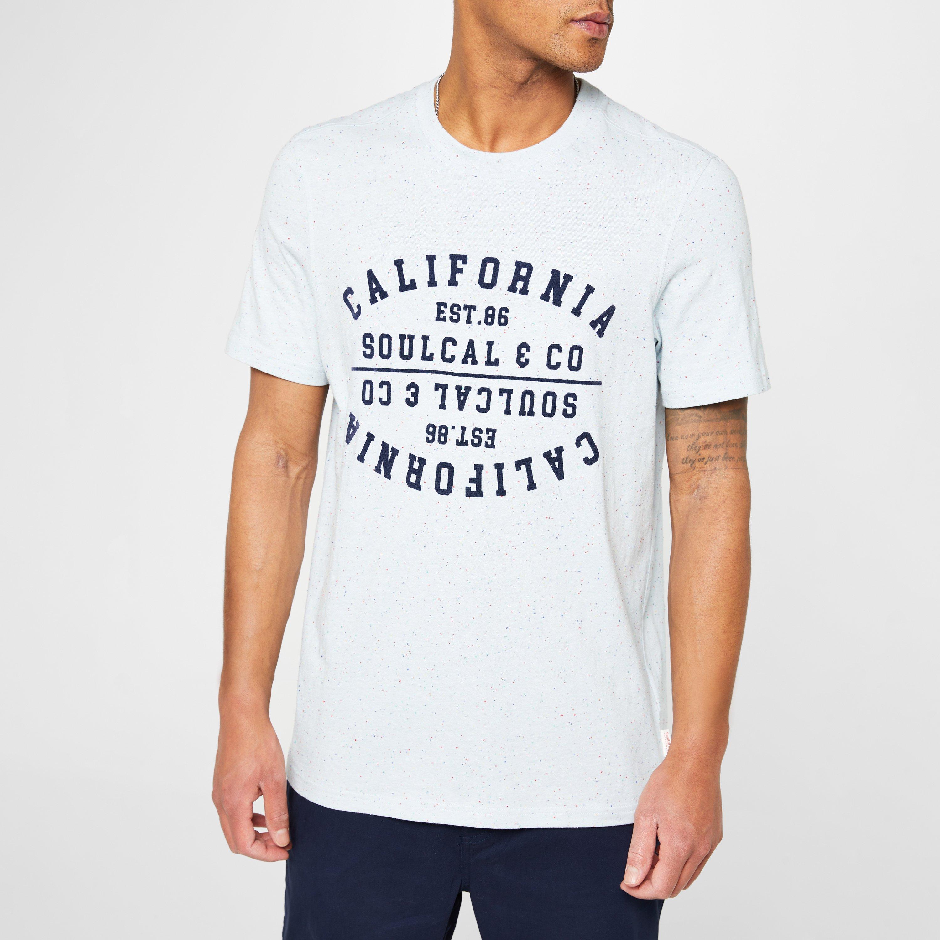 SoulCal Textured Flecked T Shirt