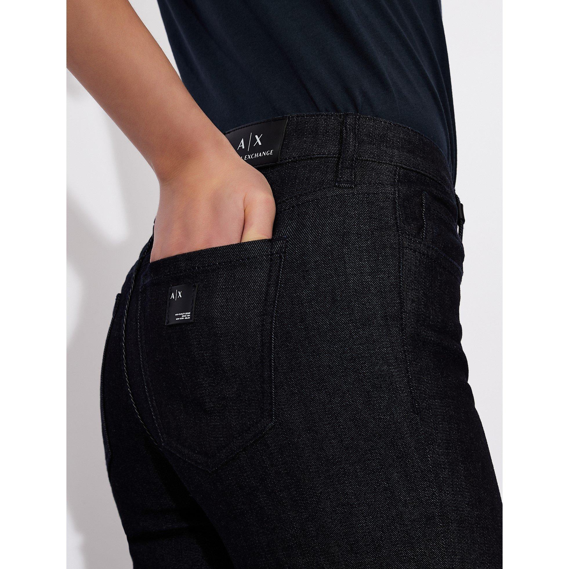 Armani Exchange Womens J01 Skinny Jeans