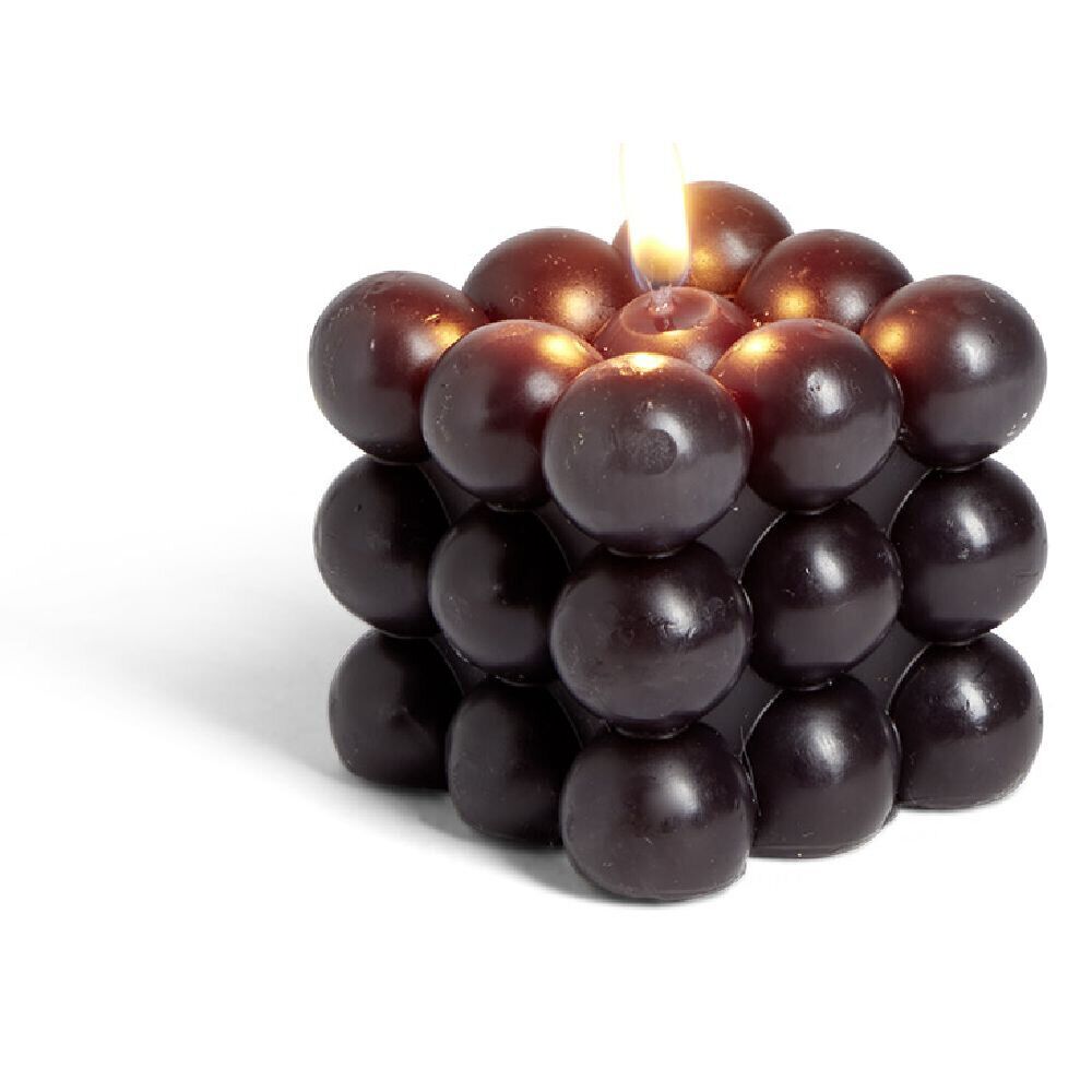 Bougie bulle noir