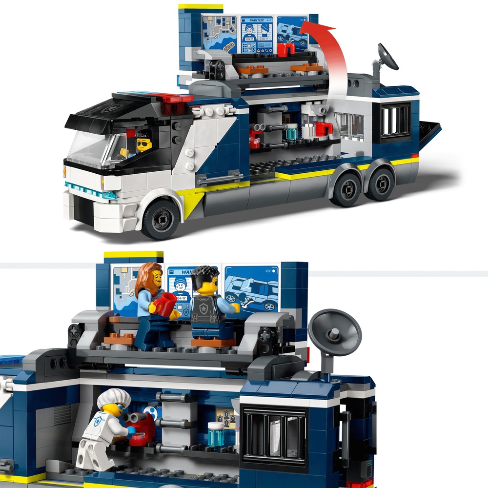 LEGO City 60418 Polizeimobiles Kriminallabor-LKW-Spielset