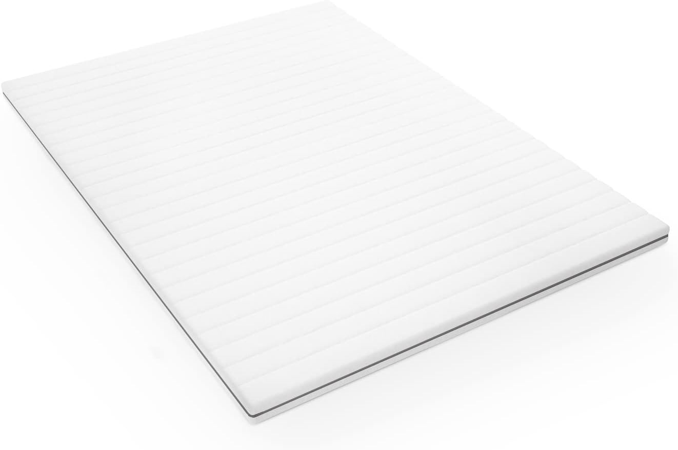 Mister Sandman Gel Topper 200x200 orthopädischer Topper aus Gelschaum für bequemes Liegen, weiche und atmungsaktive Matratzenauflage, Öko-Tex geprüft, Höhe ca 5 cm, Premium Doppeltuchbezug