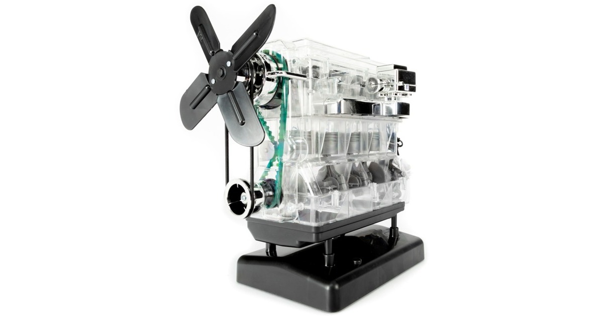Franzis4-Cilinder motor Modelbouw  (Schaal 1:3)
