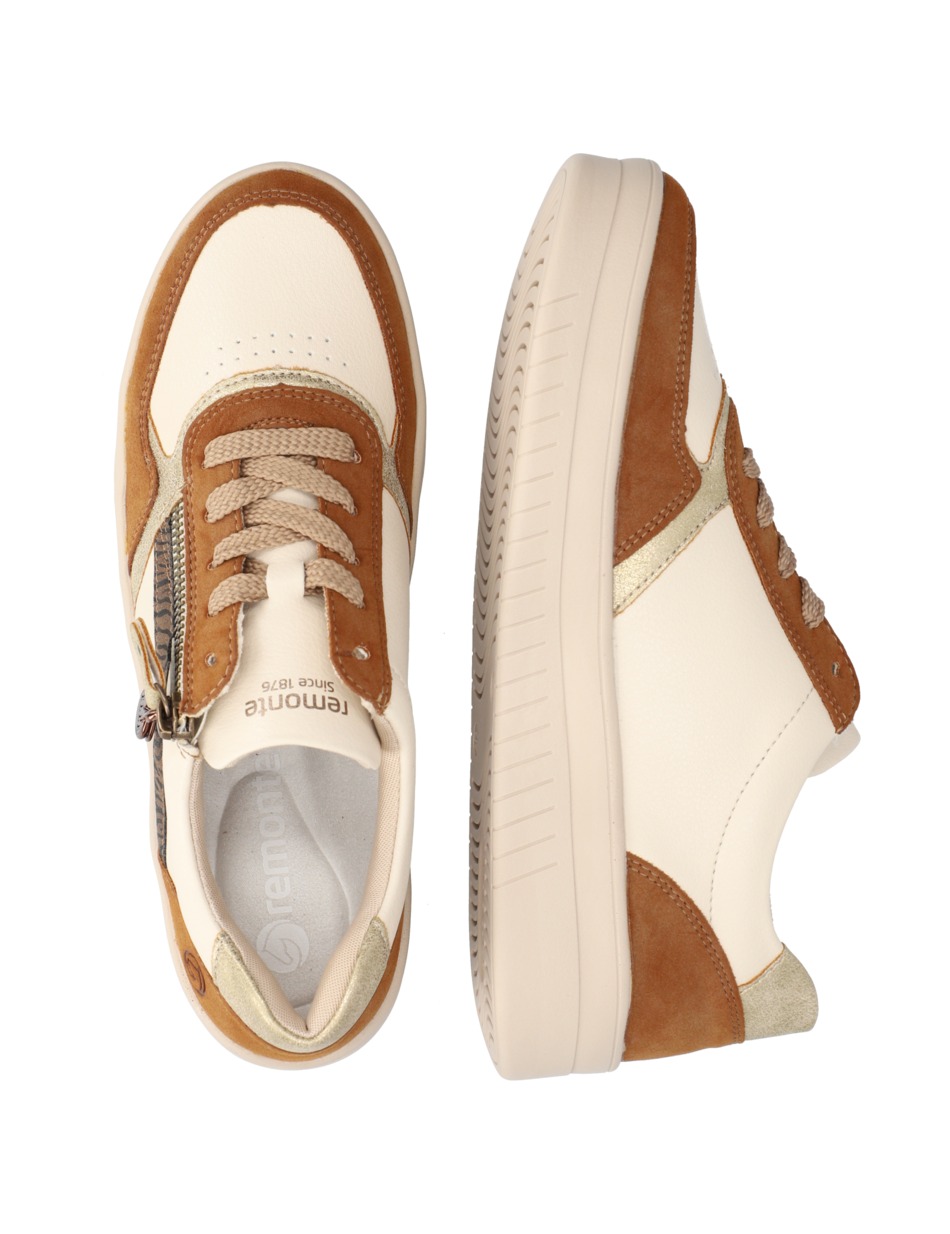 Lederkombination Sneaker