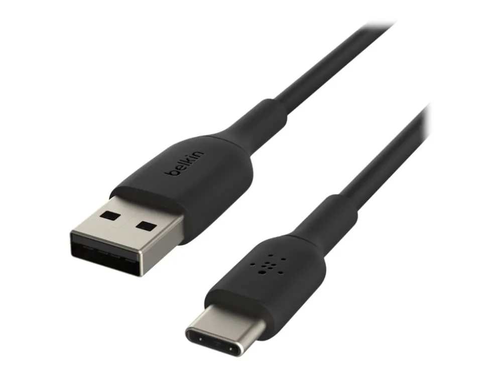 Belkin BoostCharge - USB-kabel - 24 pin USB-C (han) til USB (han) - 2 m - sort