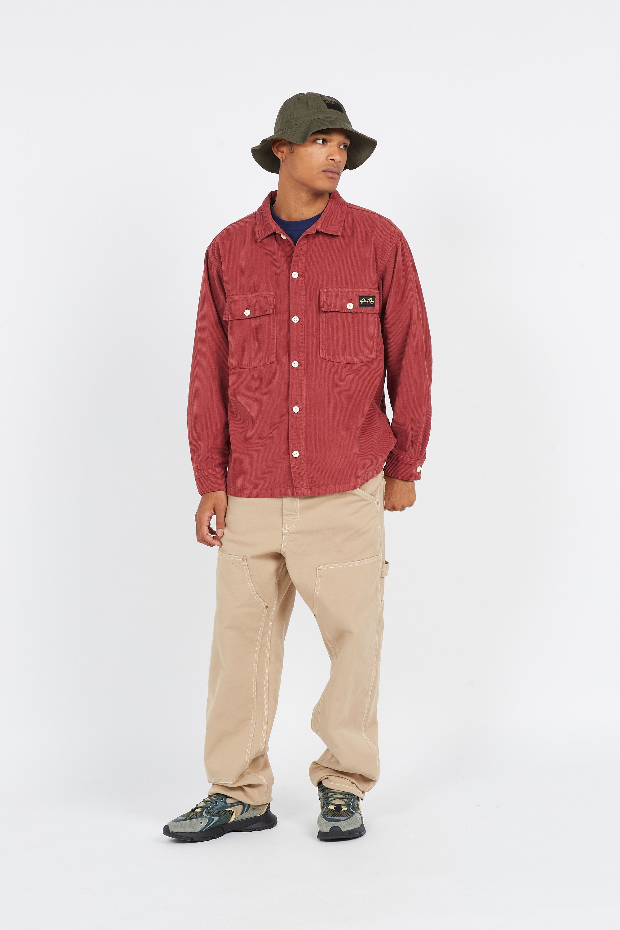STAN RAY Chemise CHEM AW2311142 CPO  CRANBERRY C Rouge