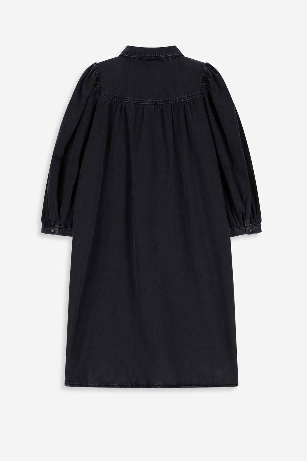 Grijze denim jurk