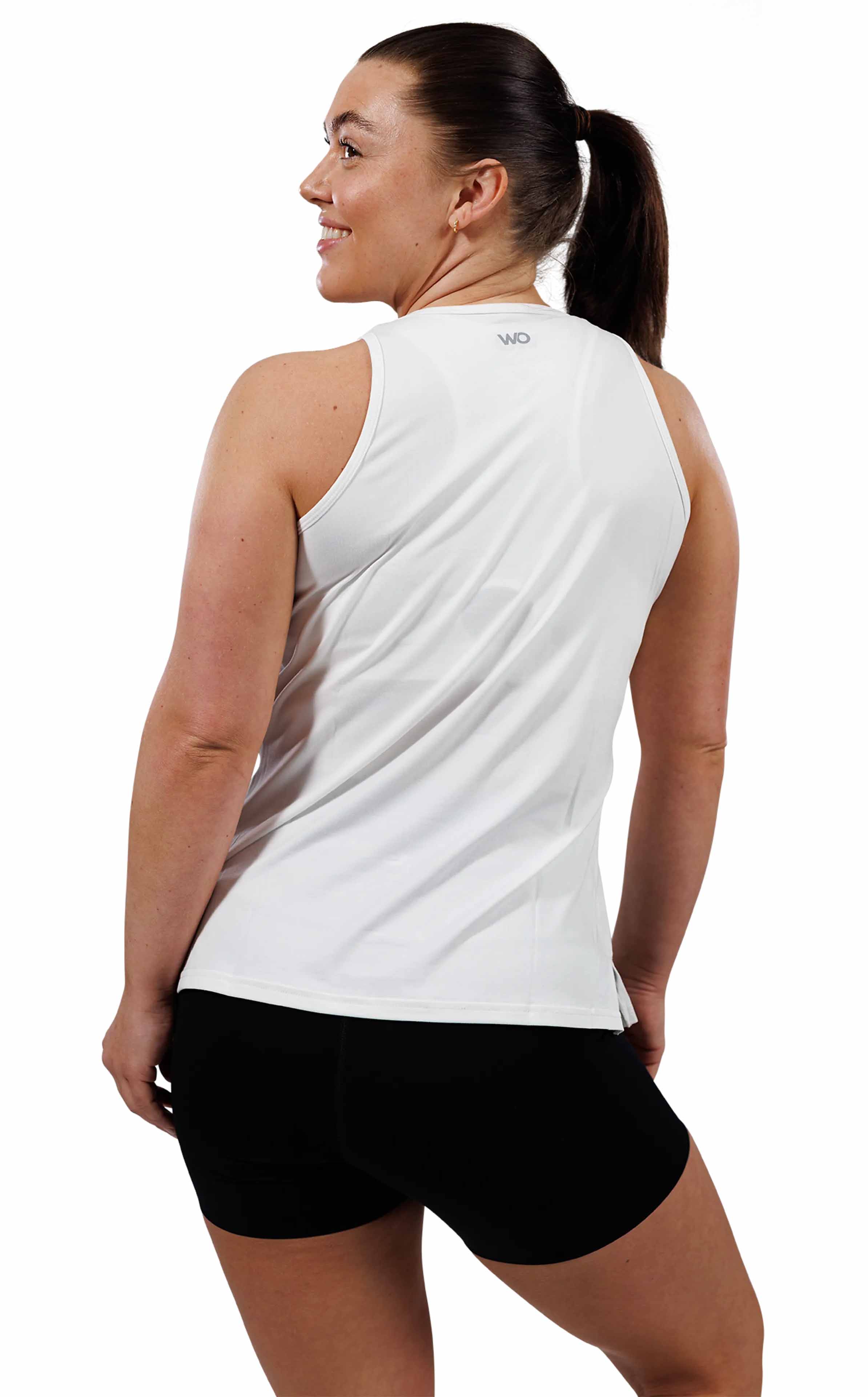 Milano Sleeveless Top Dame White