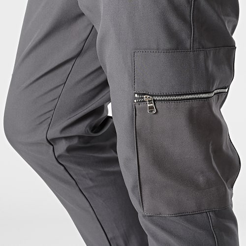 Pantalon Cargo Gris Anthracite