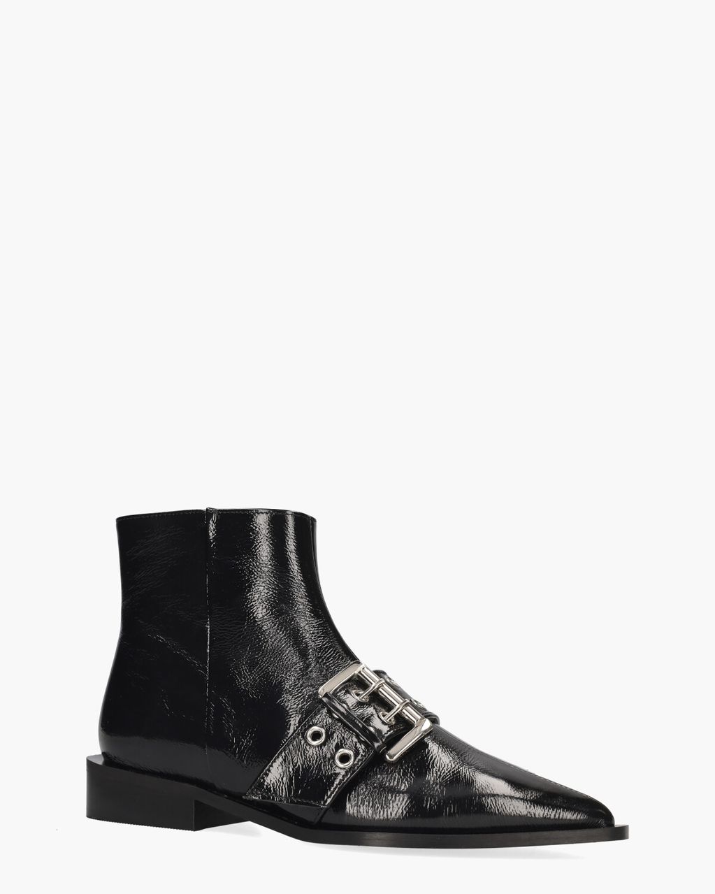 Toral Nicole Zwart Dames Enkelboots