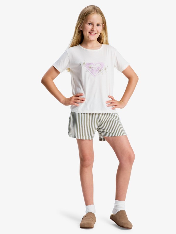 Lilyregular Night T-Shirt à manches courtes Blanc Fille 4-16