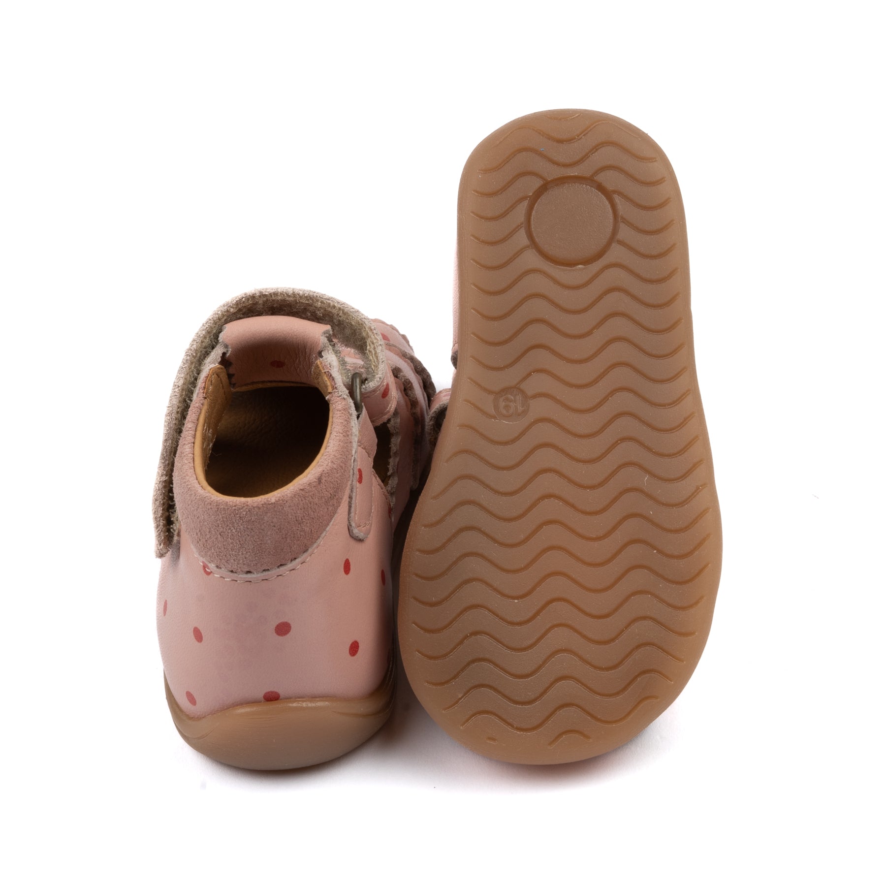 Pom Pom Sandaler Starters Scallop Velcro
