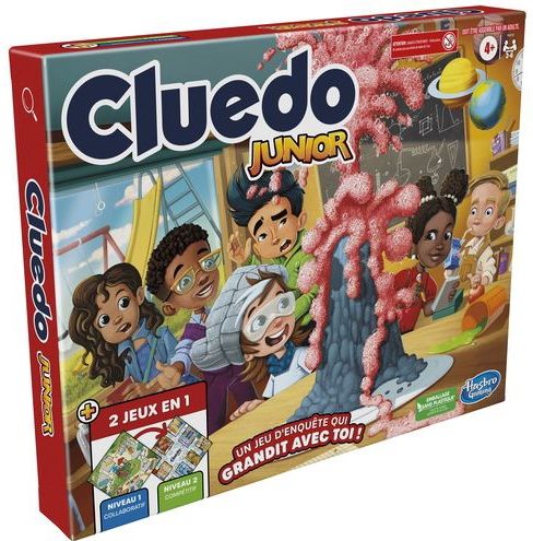 Hasbro - Cluedo Junior - Bordspel - 2-zijdig Spelbord - Nederlandse Versie