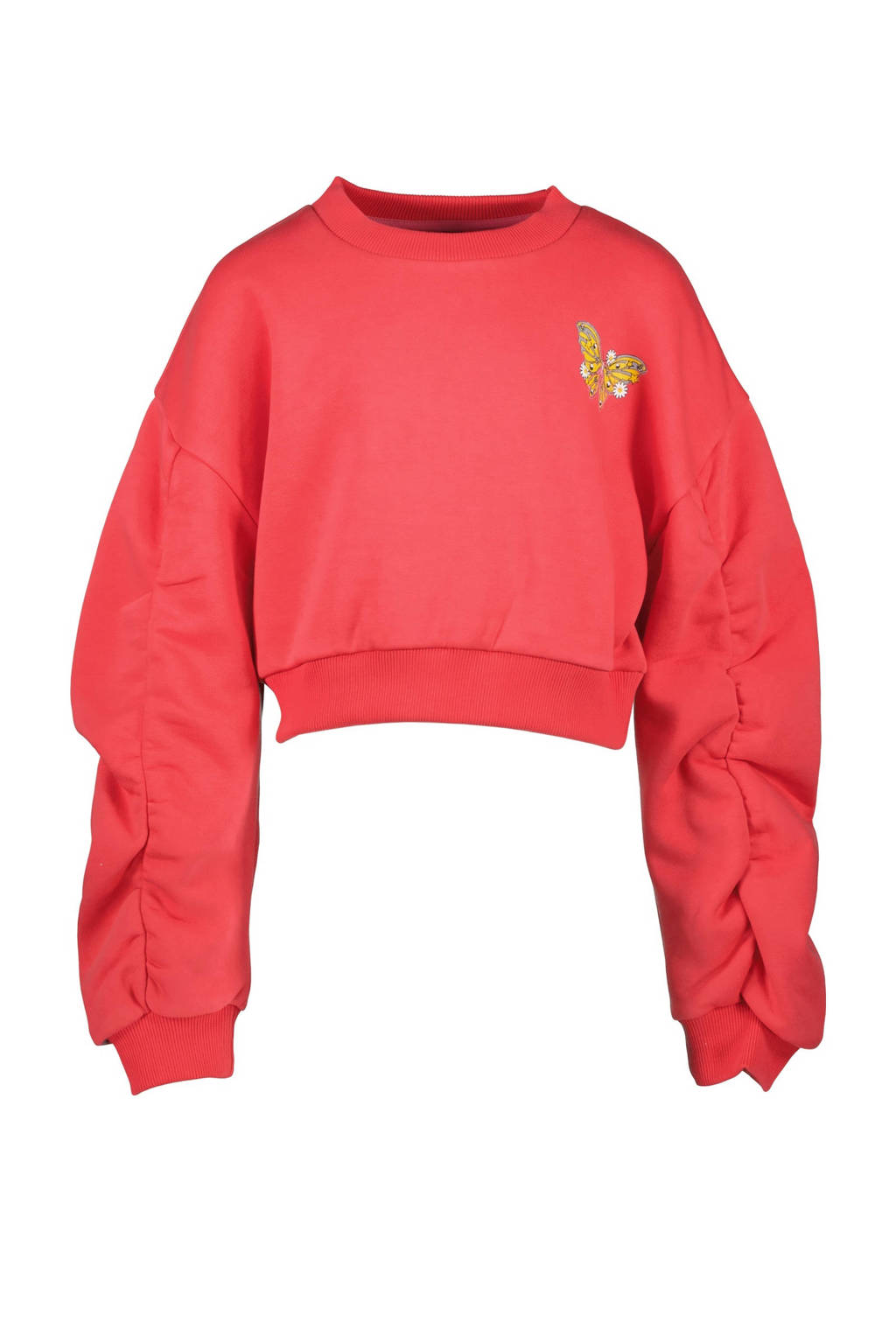 Cars sweater YASTI met backprint koraal