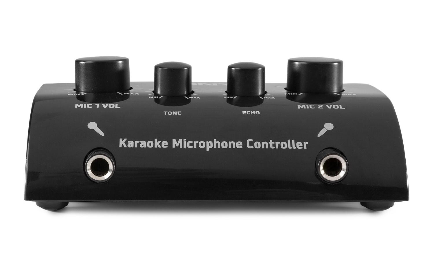 Mikrofon-Controller AV430B SchwarzKaraoke Mikrofon-Controller für 2 Mikrofone