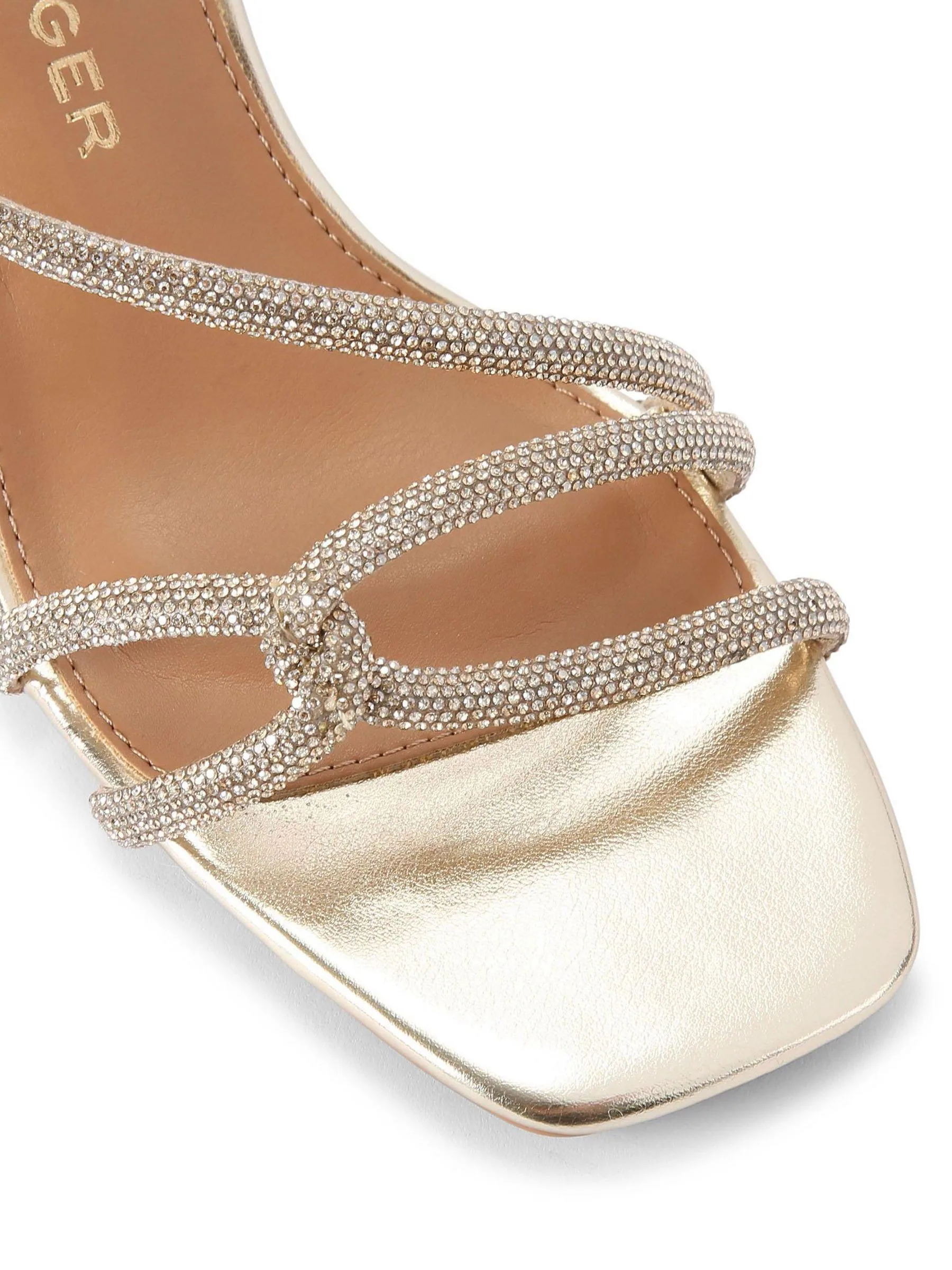 Goud chroom - KG Kurt Geiger Audrey sandalen