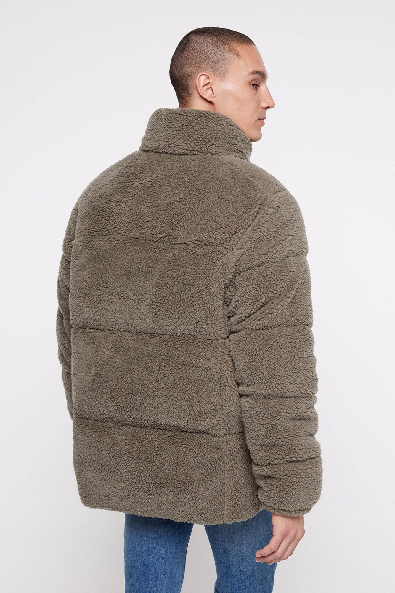 Jaqueta acolchoada masculina Columbia™ Puffect™ com forro de lã Sherpa