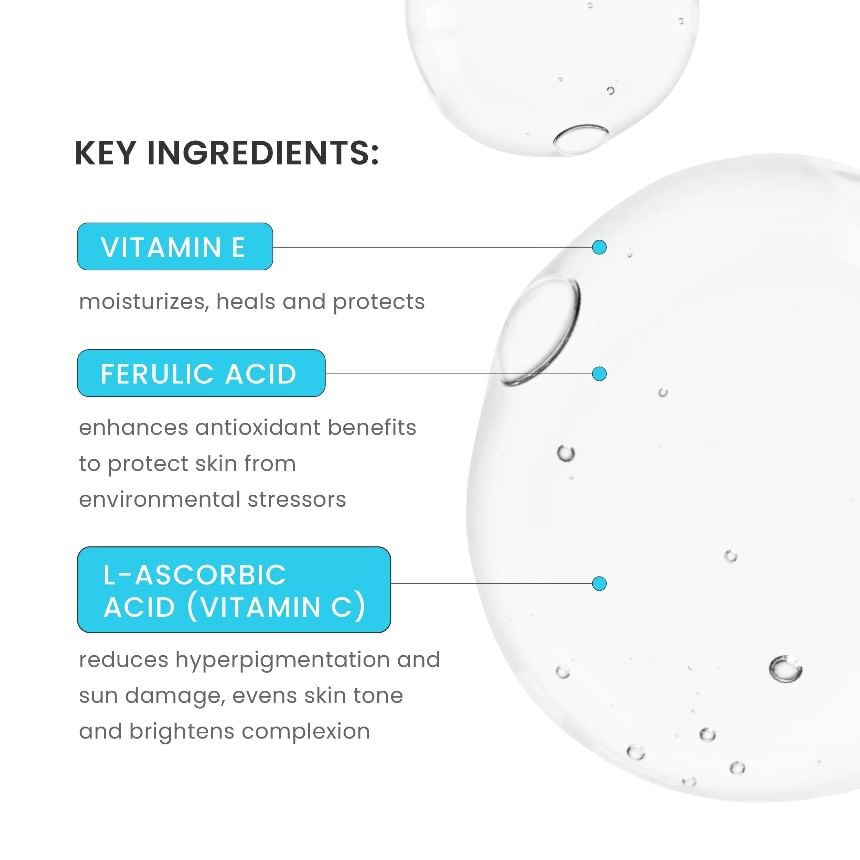 Tijdloze huidverzorging - 20% vitamine C + E ferulazuurserum