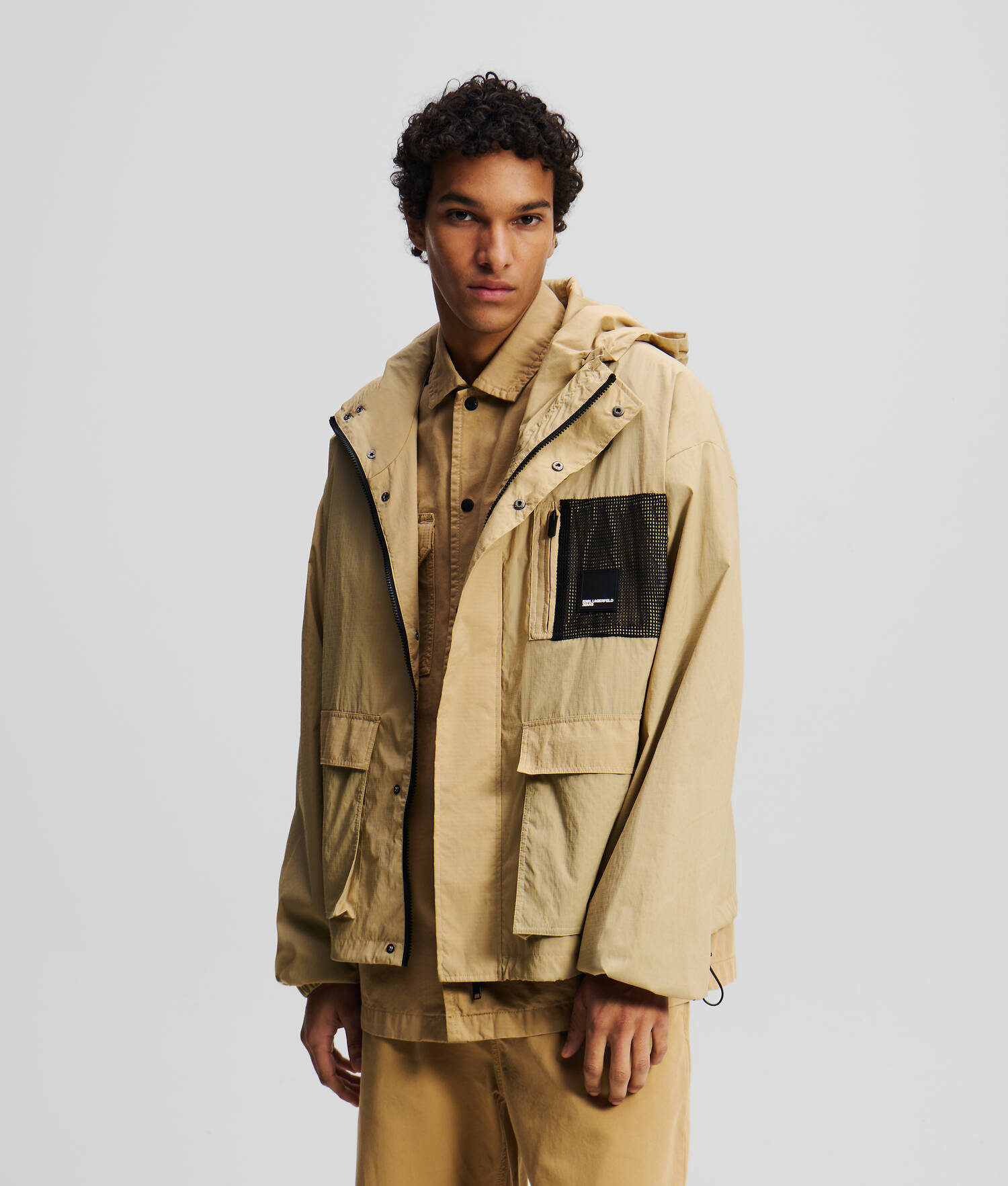 VESTE DE STYLE UTILITAIRE - Bleu maïs