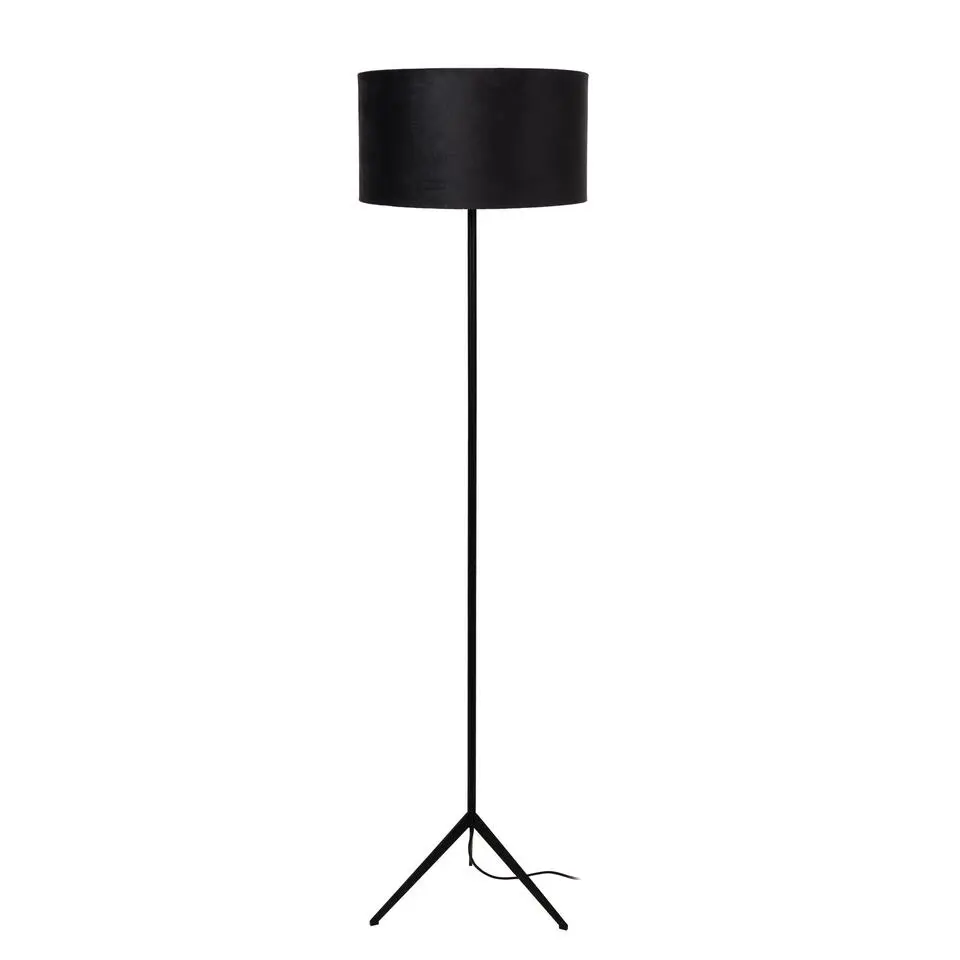Lucide TONDO Vloerlamp - Zwart