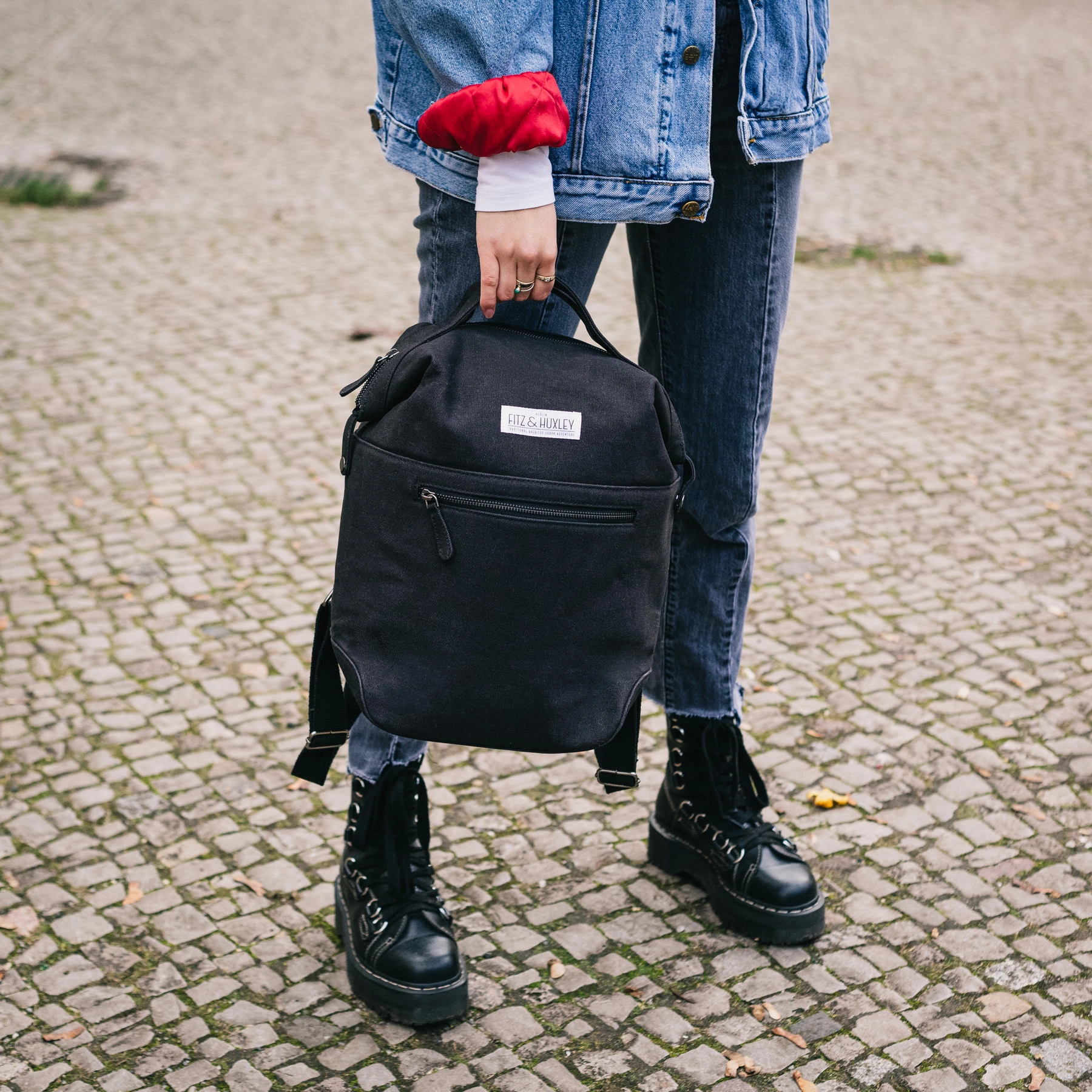Fitz & Huxley Rucksack CABRIO 18l, schwarz