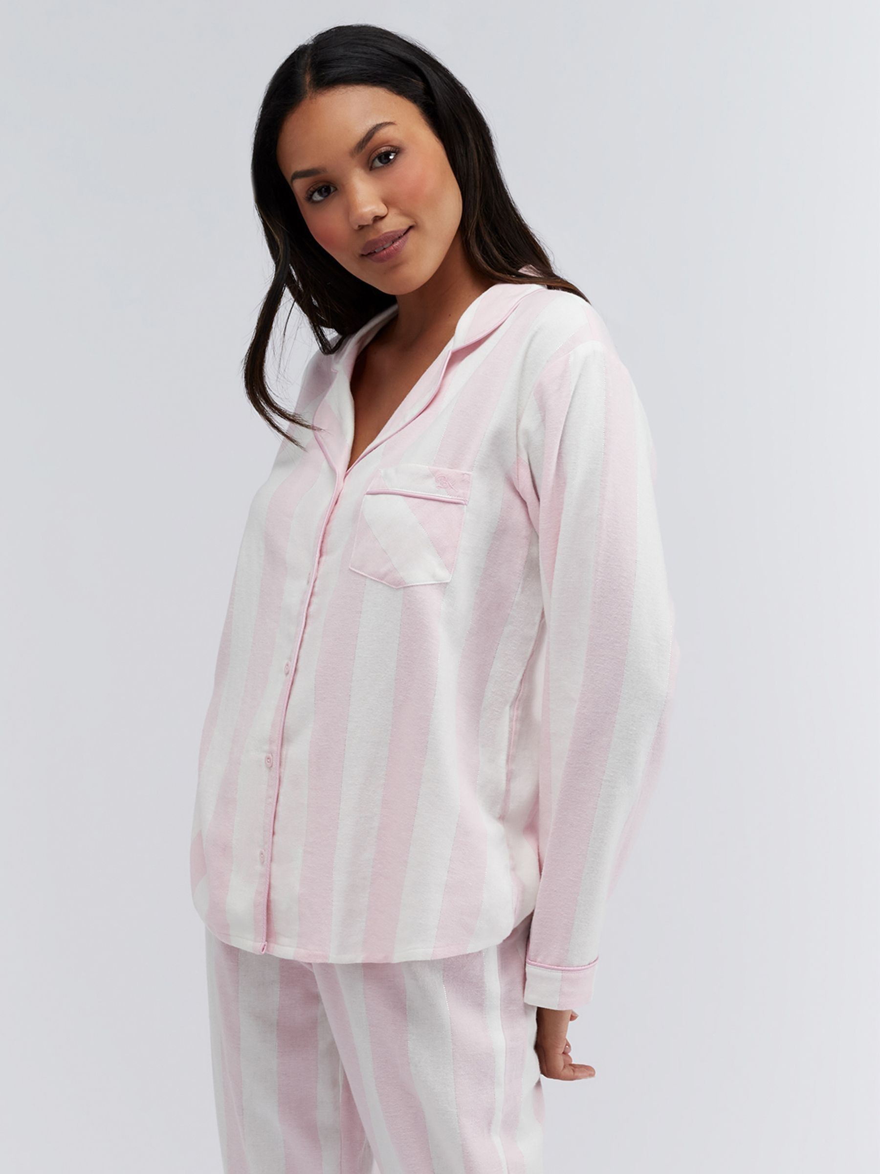 Roze/wit gestreept - Boux Avenue Pyjamas In a Bag
