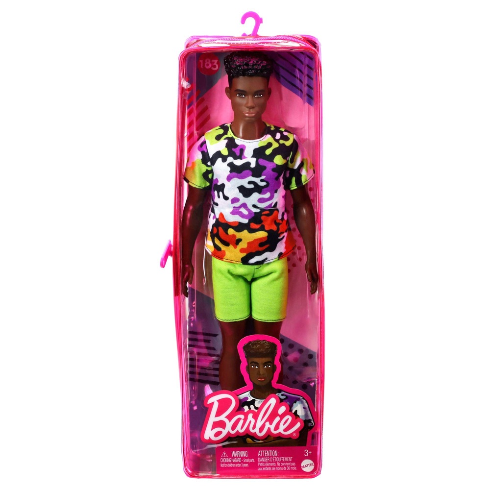 Barbie Fashionista Ken Puppe 183 Camo-T-Shirt