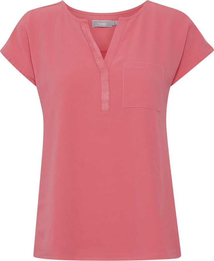 Fransa Zawov 2 Blouse Camellia rose