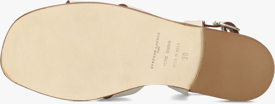 witte stefano lauran platte sandalen 24200