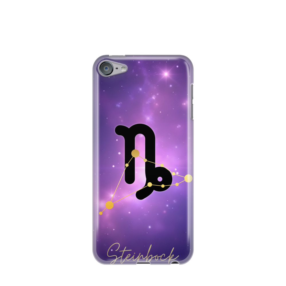 iPod Touch 7G Gummi Hülle Steinbock 1 - Lila-Violett
