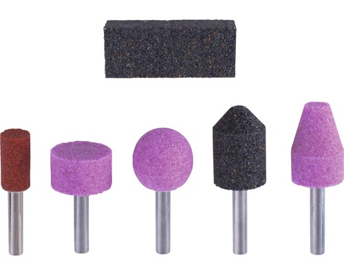 Wolfcraft aluminiumoxide slijpschijven, set van 6