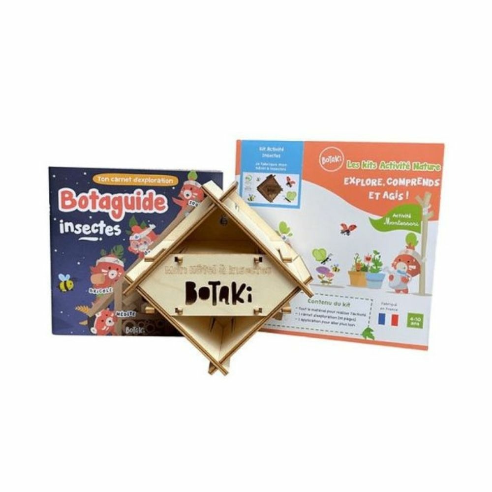Kit insectes - fabrique ton hôtel à insectes en bois