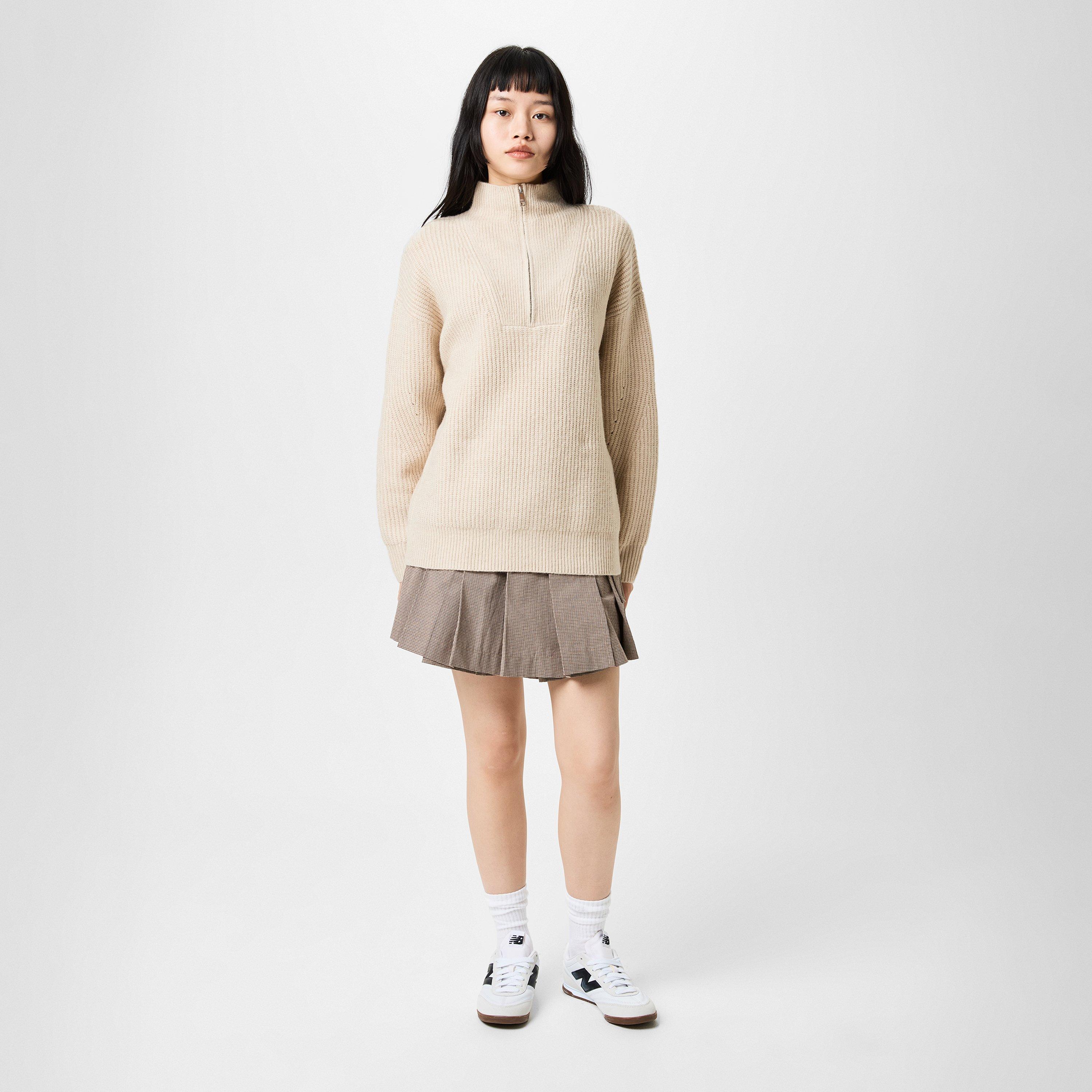 Jack Wills JW High Neck Zip Knitted Jumper