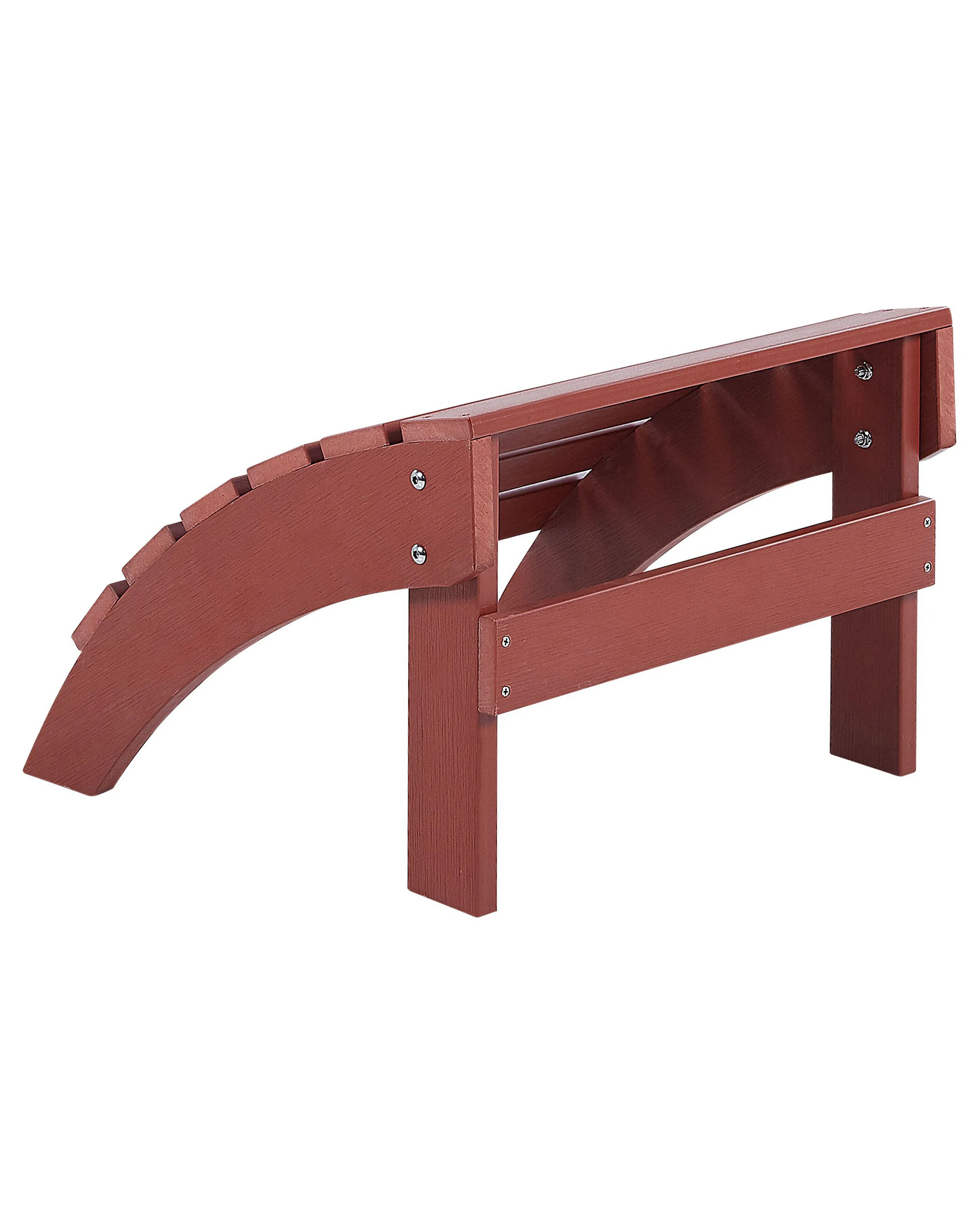 Tuinstoel ADIRONDACK met voetenbank Rood