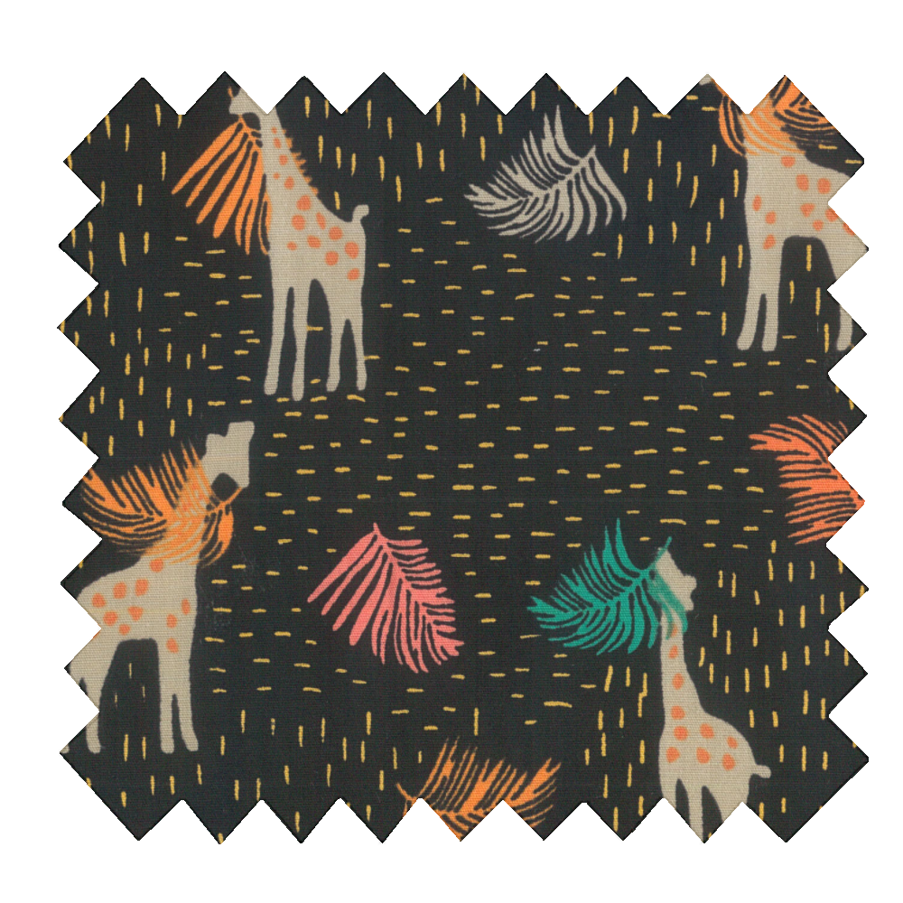 Tissu Coton Au Mètre Palma Girafe