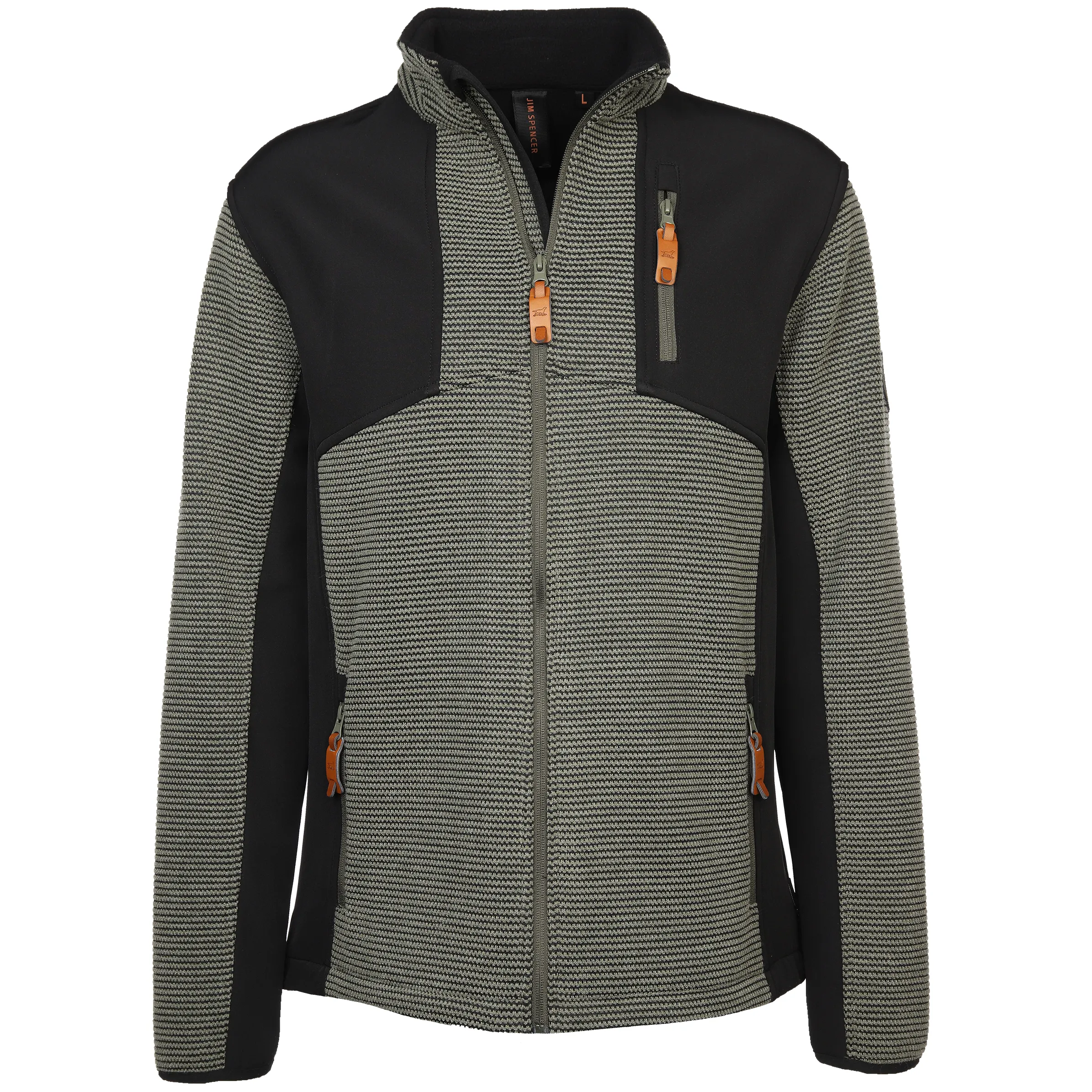 Herren Strickfleece Jacke
