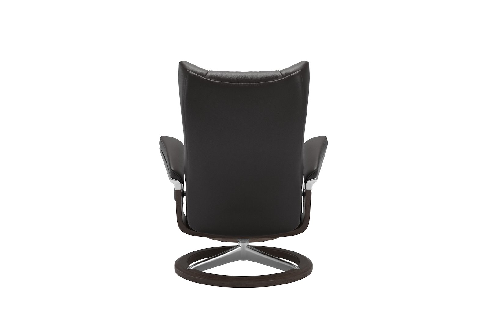 Wing lenestol m/krakk Hud Noblesse Dark Brown -  Signature Chrome  - Wengebeiset