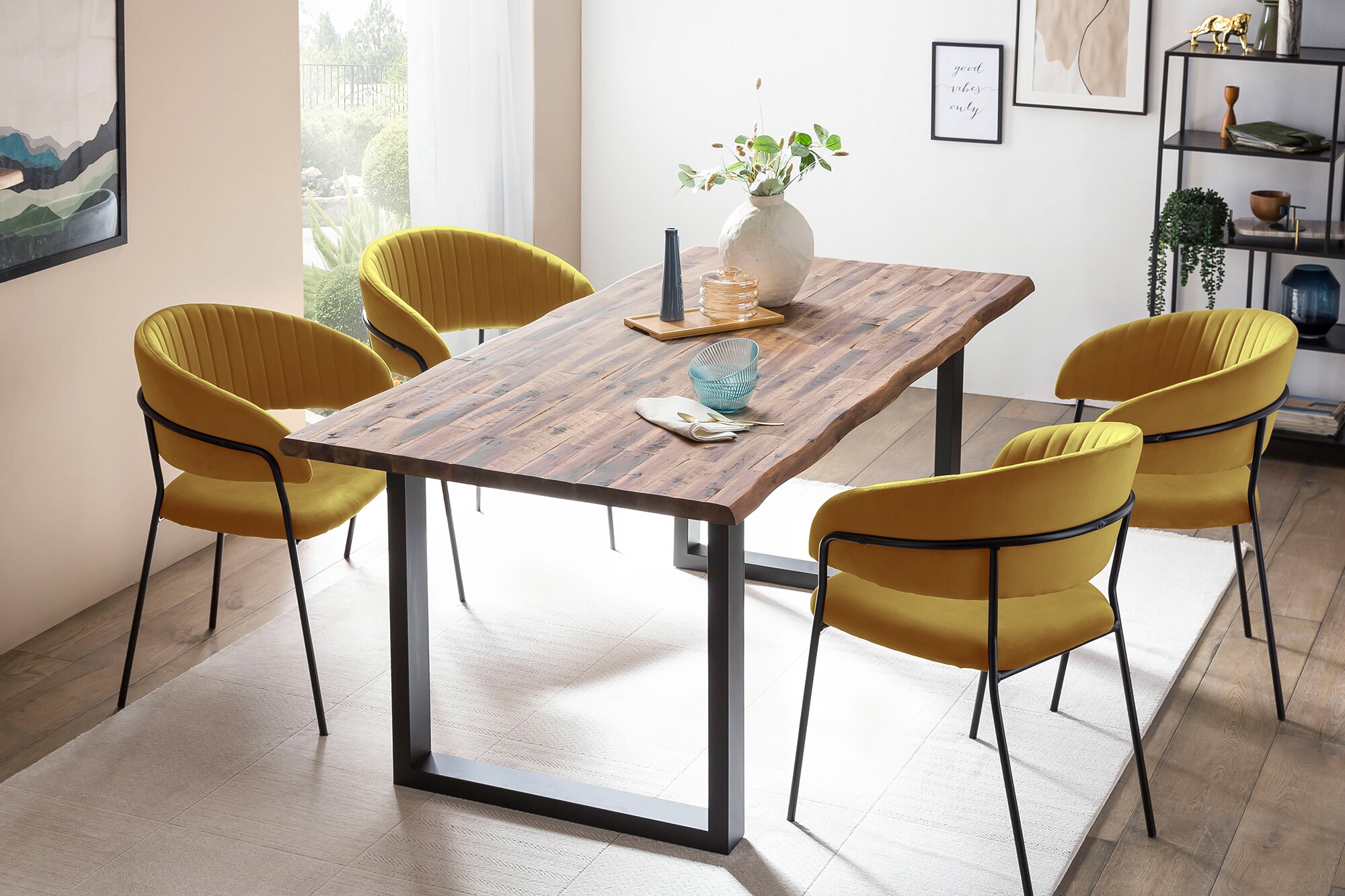 Esstisch 160x90 cm Esszimmertisch Küchentisch Tisch Holztisch