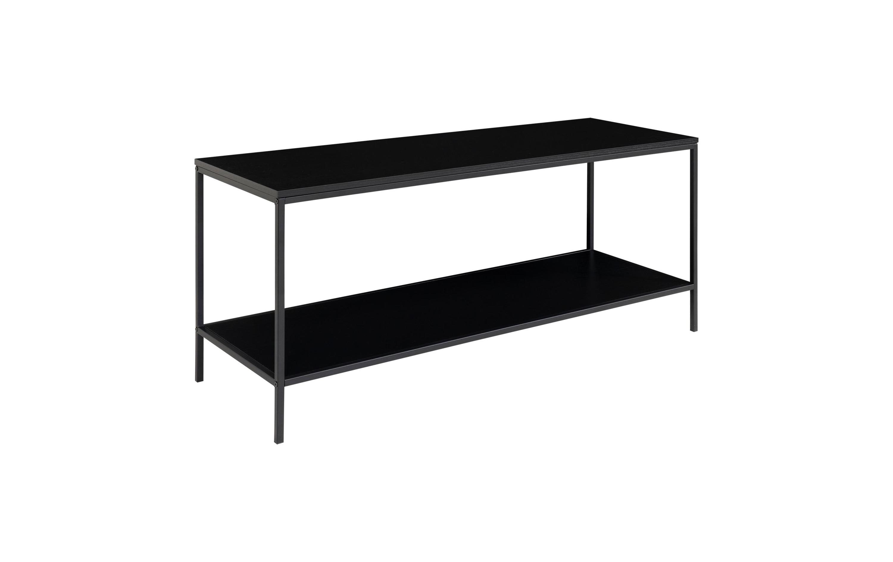 TV-Möbel Vita 36 x 100 cm, SchwarzTV-Tisch mit Gestell