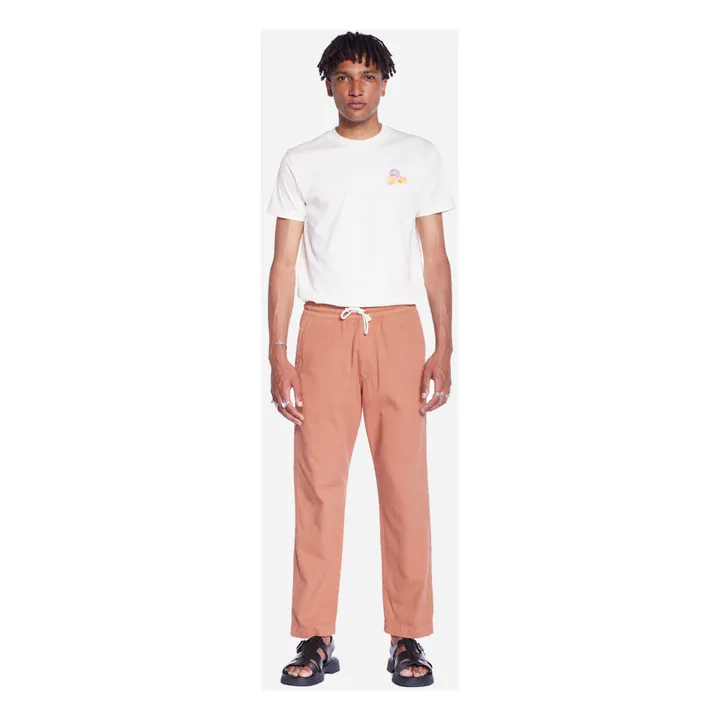 Olow Pantalon Hatha Coton Bio | Abricot