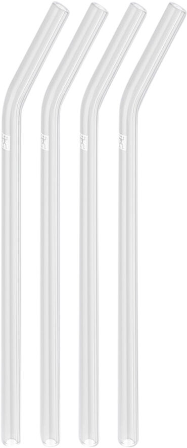 Zwilling Sorrento Sugerør med knæk i glas, klar Transparent